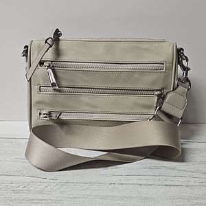 Rebecca Mincoff women's 4 zipper  nylon crossbody bag